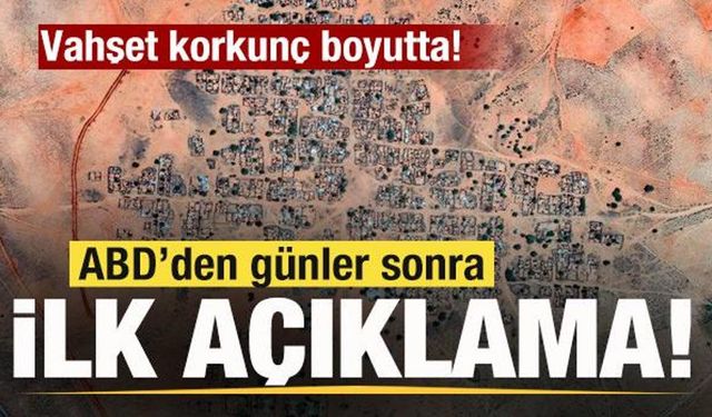 Korkunç vahşet! ABD'den son dakika Sudan açıklaması