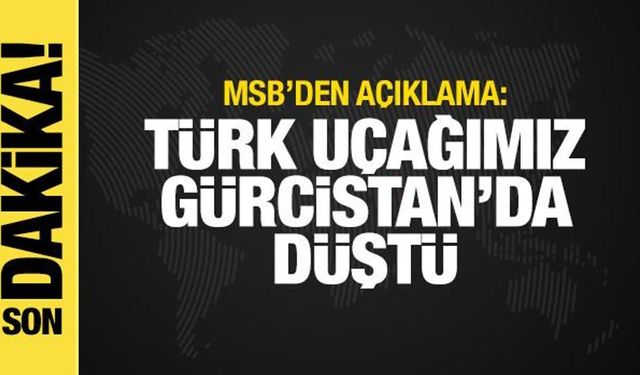 MSB açıkladı: Türk askeri kargo uçağı düştü
