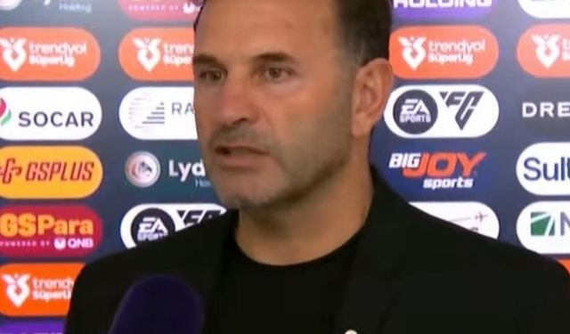 Okan Buruk'tan Beşiktaş'a başsağlığı mesajı!