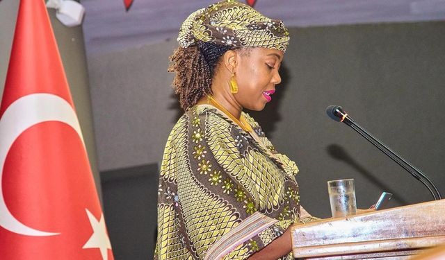 Sierra Leone Cumhurbaşkanı'nın eşi Türkiye'nin 29 Ekim resepsiyonuna katıldı