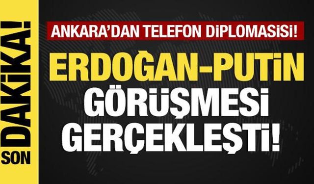 Son dakika... Erdoğan-Putin görüşmesi gerçekleşti!