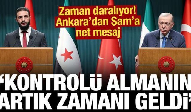 Ankara'dan Şam'a: Fırat'ın doğusunun kontrolünü üstlenme zamanı geldi