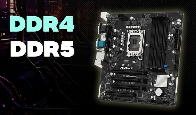 ASRock'tan DRAM krizine karşı hamle: DDR4 ve DDR5 aynı anakartta buluştu