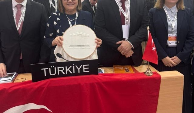 Başkan Şahin'in girişimiyle Antep işi nakışı UNESCO tarafından tescillendi