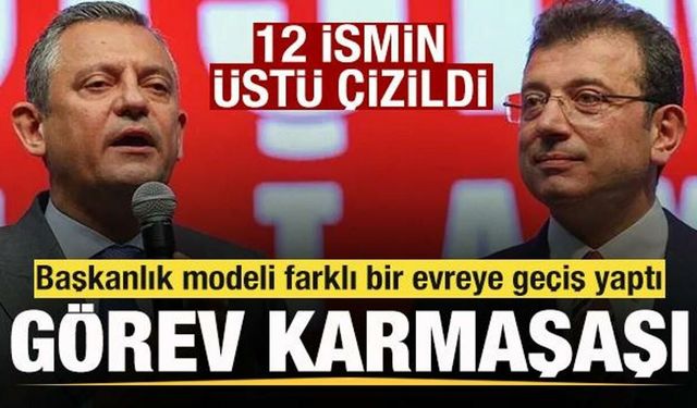 CHP'de görev karmaşası! Başkanlık modeli farklı bir evreye geçiş yaptı