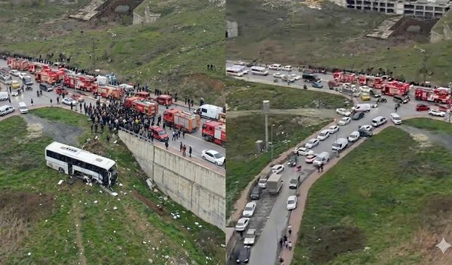 Esenyurt’ta servis midibüsü şarampole yuvarlandı: Ölü ve yaralılar