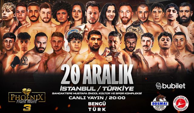 Phoenix Fight Night 3 Dev Dövüş Gecesi 20 Aralık’ta