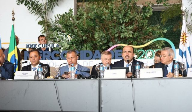 Konya'dan Latin Amerika'ya: Başkan Altay 30. Mercociudades Zirvesi'nde konuştu