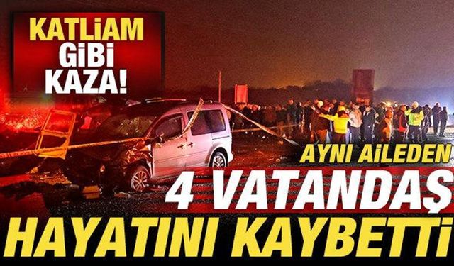 Mardin'de katliam gibi kaza: Aynı aileden 4 vatandaş öldü, 5 kişi yaralandı