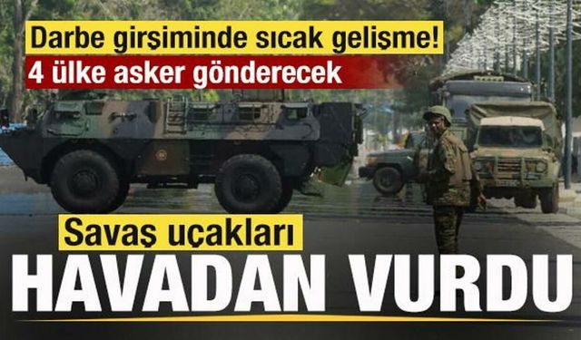Son dakika: Benin'de darbe girişimi! Savaş uçakları vurdu! 4 ülke asker gönderecek