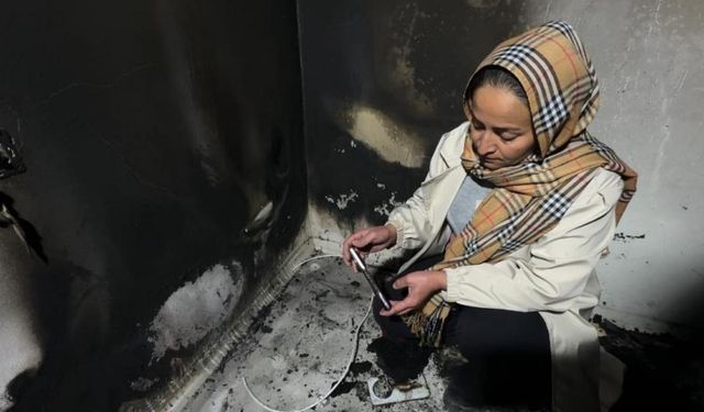 Yüksekova'da evde patlayan telefon yürekleri ağza getirdi!