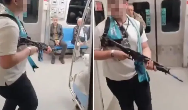 İstanbul Metrosunda Silahlı Şaka Paniği: Oyuncak Silahla Yolcuları Hedef Aldı