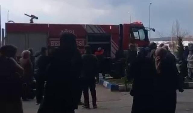 Ağrı Eğitim ve Araştırma Hastanesi'nde Jeneratör Odasında Yangın