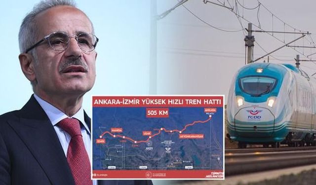 Ankara-İzmir Yüksek Hızlı Tren Hattıyla Seyahat Süresi 3,5 Saate İnecek