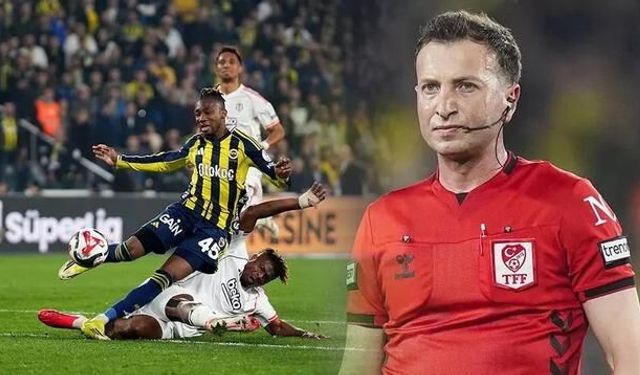 Beşiktaş-Fenerbahçe Derbisinde Hakem Yasin Kol'un Performans Notu Ortaya Çıktı