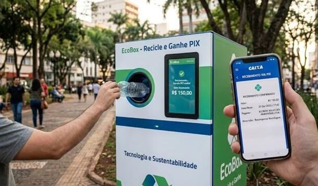 Brezilya'da Geri Dönüştürülebilir Atıklara Para Ödeyen Akıllı Makineler