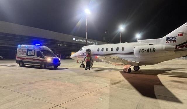 Çanakkale'de 54 Günlük Bebek Uçak Ambulansla Ankara'ya Gönderildi