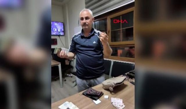Emekli Polis, Bulduğu Para Dolu Çantayı Sahiplerine Teslim Etti