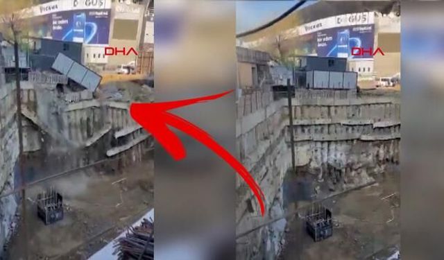 Kadıköy'de Stadyum Yanındaki İnşaatta Duvar Çöktü, Taraftarlar Endişeli