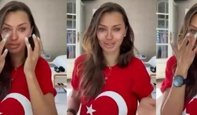 Rus Blog Yazarı Viktoria Bonya'nın Türk Bayraklı Tişörtüyle Çektiği Video Viral Oldu