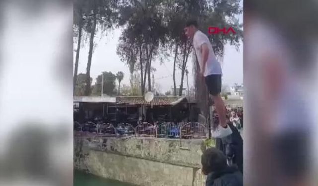 Tarsus'ta Berdan Çayı'na Atlayan Genç Kayboldu