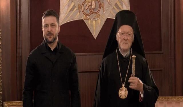 Zelenskiy, Fener Rum Patriği Bartholomeos ile Görüştü