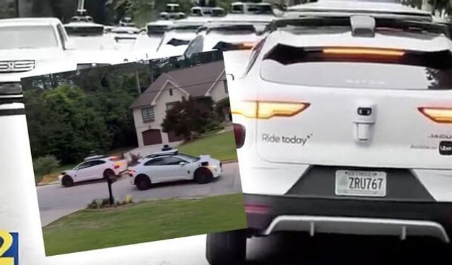 Atlanta'da Sürücüsüz Araçlar Mahallede Trafik Karmaşasına Neden Oldu