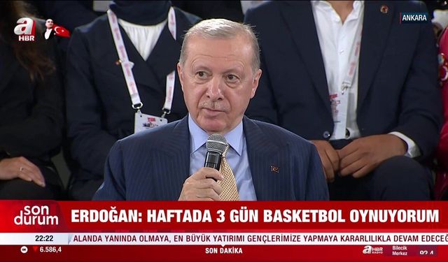 Başkan Erdoğan: Sporu hayatımızdan eksik etmeyelim