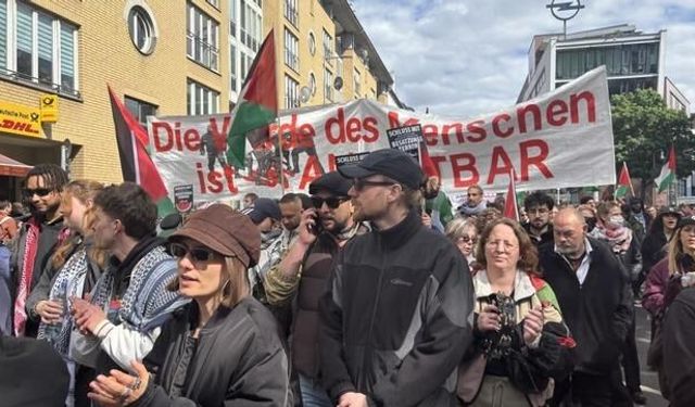 Berlin'de Nakba Yürüyüşüne Polis Müdahalesi: 15 Gözaltı