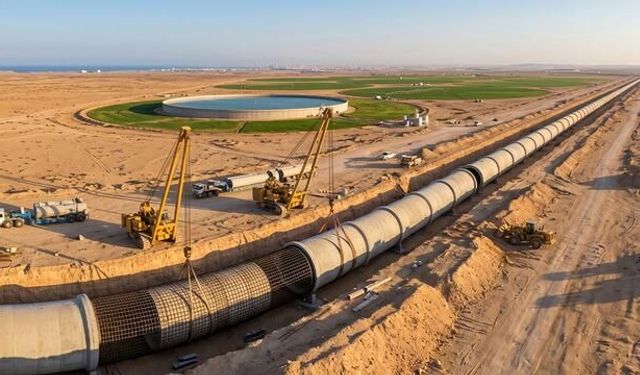 Libya'da Çöl Altında Yapay Nehir Projesi