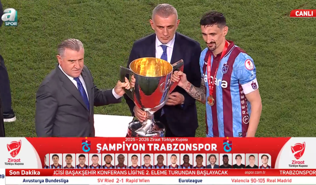 Trabzonspor, Ziraat Türkiye Kupası'nın Sahibi Oldu