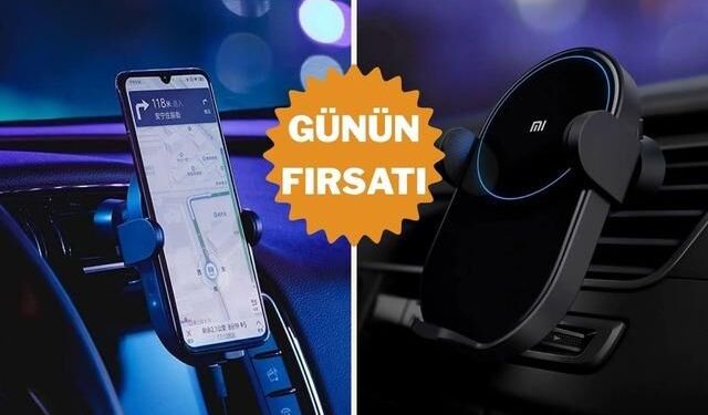 Xiaomi'den Araç İçi Telefon Tutucu ve Kablosuz Şarj İstasyonu İndirimi