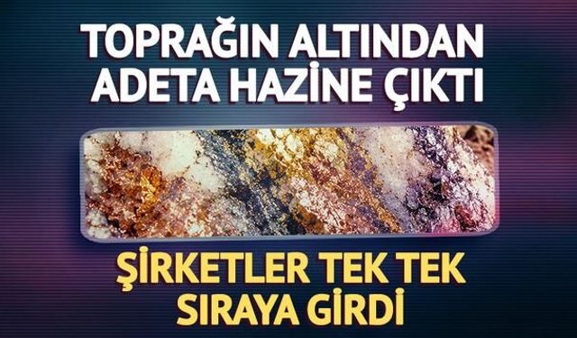 Yer Altında Altın, Bakır ve Gümüşten Oluşan Büyük Maden Keşfi
