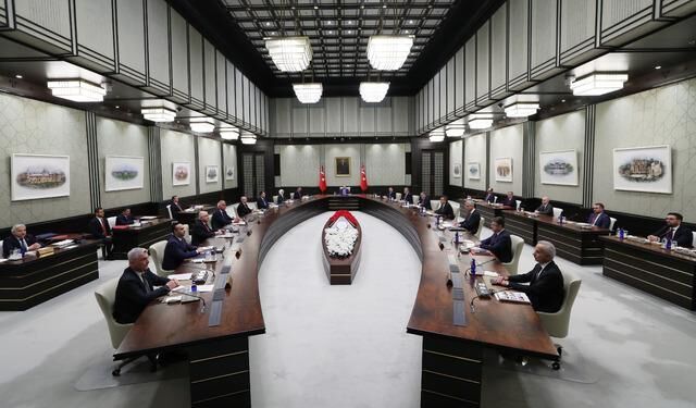 Cumhurbaşkanlığı Kabinesi Cumhurbaşkanlığı Külliyesi'nde Toplandı