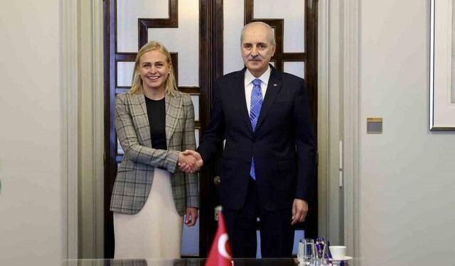 TBMM Başkanı Kurtulmuş Finlandiya Dışişleri Bakanı Valtonen ile Helsinki'de Görüştü