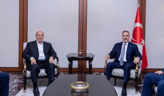 Bakan Fidan, Hamas Siyasi Büro Şefi Hayye ile Ankara'da Görüştü