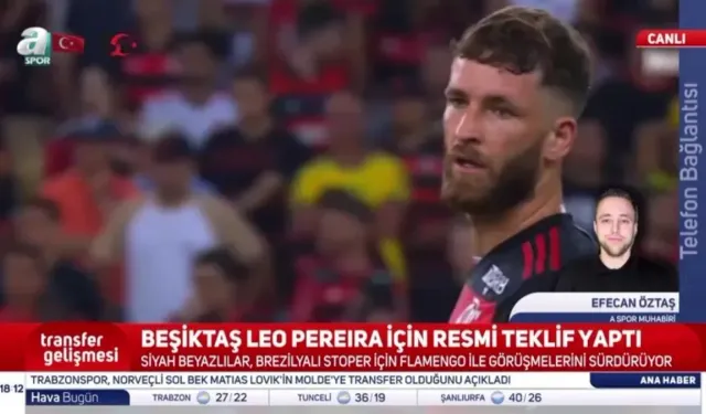 Beşiktaş, Leo Pereira İçin Resmi Teklifini Sundu