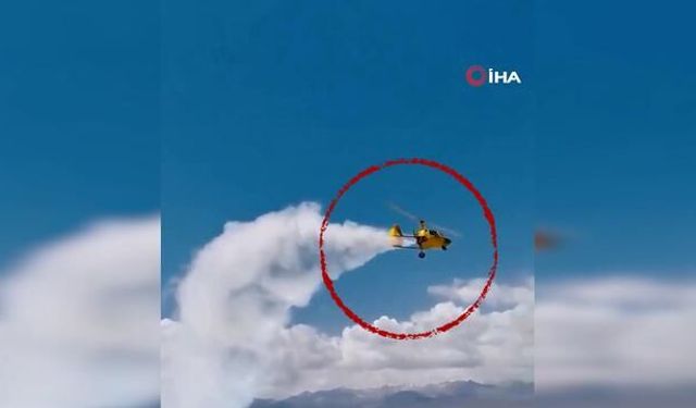 Chaka Tuz Gölü'nde Gyrocopter Kazası: 2 Turist Ağır Yaralandı