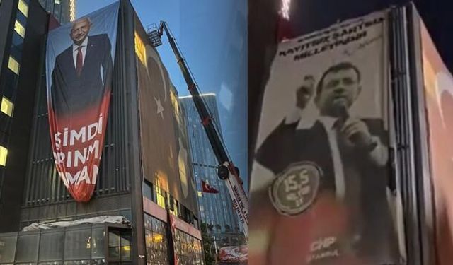 CHP İstanbul İl Başkanlığı'nda Poster Krizi: Polis Müdahalesiyle Gerginlik Sürüyor