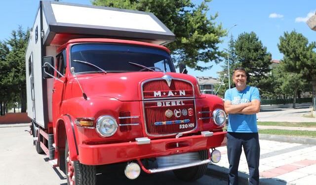 Çocukluk Hayalini Gerçeğe Dönüştürüp Karavana Çevirdi