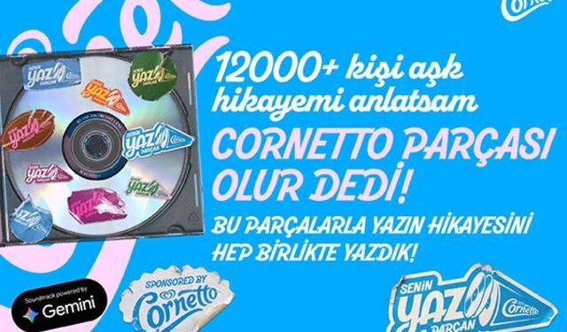 Cornetto'dan Gençlerin Aşk Hikayelerini Müzikle Buluşturan Yaz Projesi