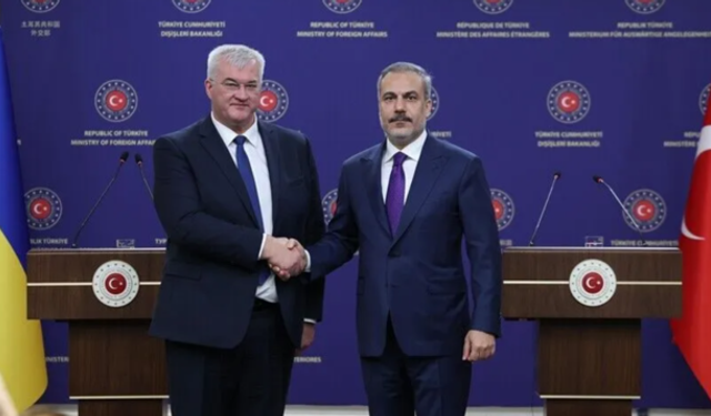 Dışişleri Bakanı Fidan ve Ukraynalı Mevkidaşı Sybiha Rusya-Ukrayna Savaşı'nı Görüştü