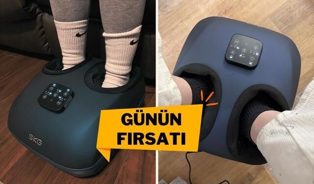Isıtmalı SKG Ayak Masaj Aletiyle Evde Konforlu Spa Keyfi İndirime Girdi