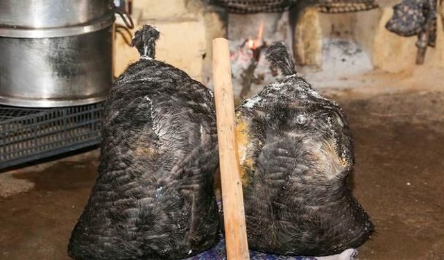 Konya Kızılören'de 4 Ay Sonra Mağaradan Çıkacak Tuluk Peyniri Geleneği