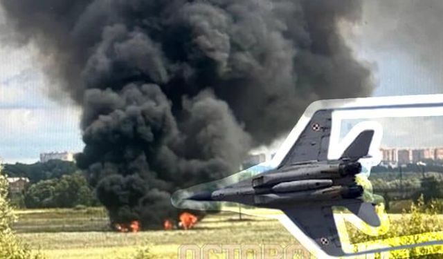 Moskova yakınlarında Rus Su-57 savaş uçağı düştü