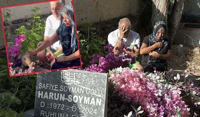 Safiye Soyman, Oğlu Harun Akaröz'ü Mezarı Başında Gözyaşlarıyla Andı
