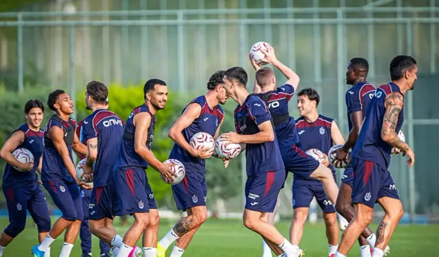 Trabzonspor Yeni Sezon Hazırlıklarını Mehmet Ali Yılmaz Tesisleri'nde Sürdürüyor