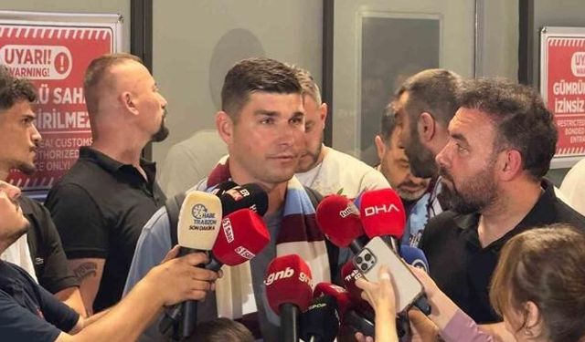 Trabzonspor'un Yeni Orta Sahası Ruslan Malinovskyi Trabzon'da