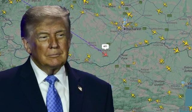 Trump'ın Ankara Uçuşu Flightradar24'te En Çok İzlenen Uçuş Oldu
