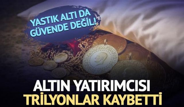Türkiye'de Altın Varlıklarında 5 Ayda 155 Milyar Dolarlık Değer Kaybı